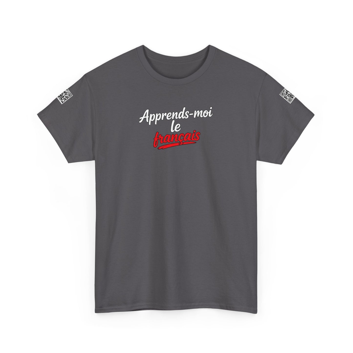Apprends-moi ta langue™ | T-shirt conversationnel avec code QR de Nex Lang™
