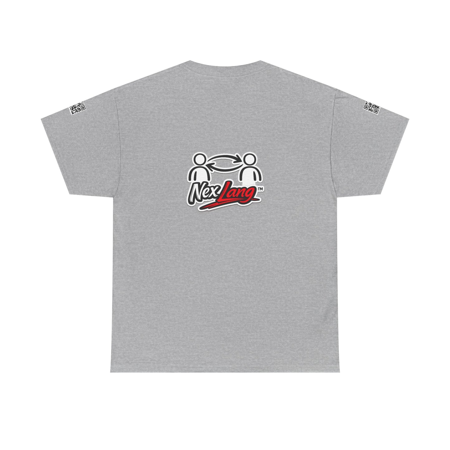 Apprends-moi ta langue™ | T-shirt conversationnel avec code QR de Nex Lang™