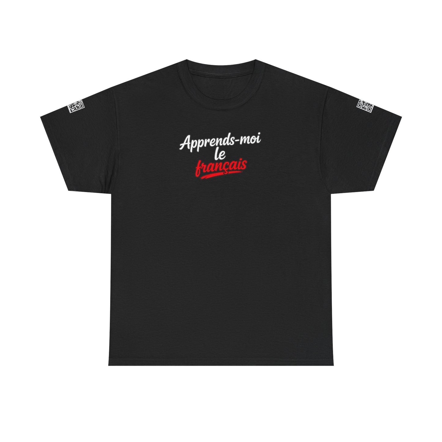 Apprends-moi ta langue™ | T-shirt conversationnel avec code QR de Nex Lang™