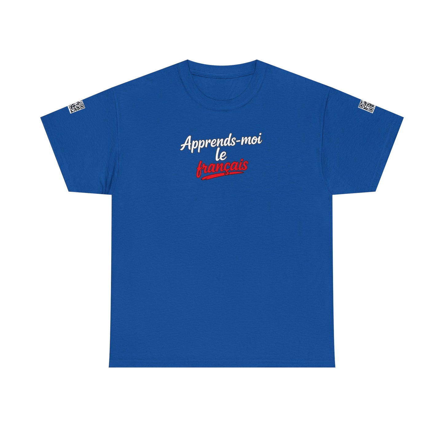 Apprends-moi ta langue™ | T-shirt conversationnel avec code QR de Nex Lang™