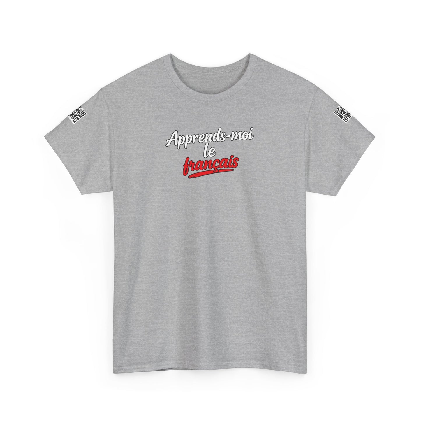 Apprends-moi ta langue™ | T-shirt conversationnel avec code QR de Nex Lang™