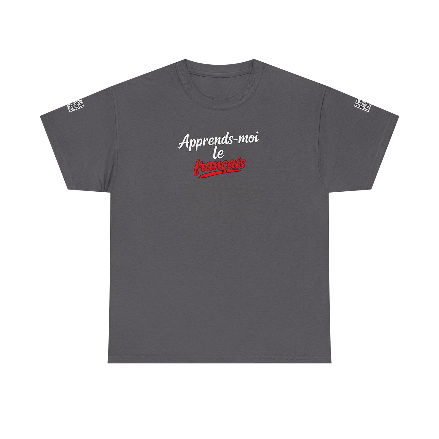 Apprends-moi ta langue™ | T-shirt conversationnel avec code QR de Nex Lang™