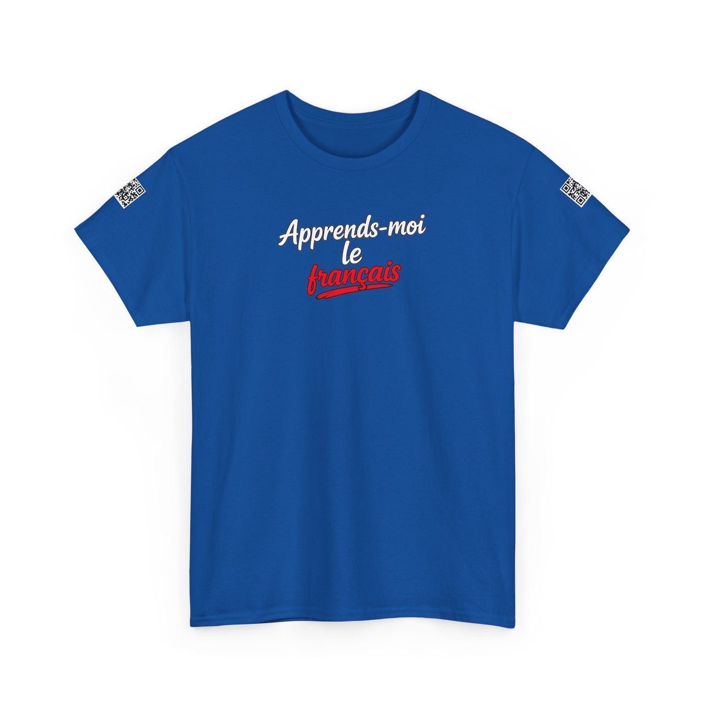 Apprends-moi ta langue™ | T-shirt conversationnel avec code QR de Nex Lang™