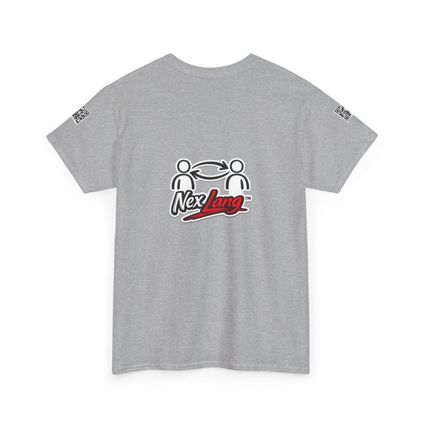 Apprends-moi ta langue™ | T-shirt conversationnel avec code QR de Nex Lang™
