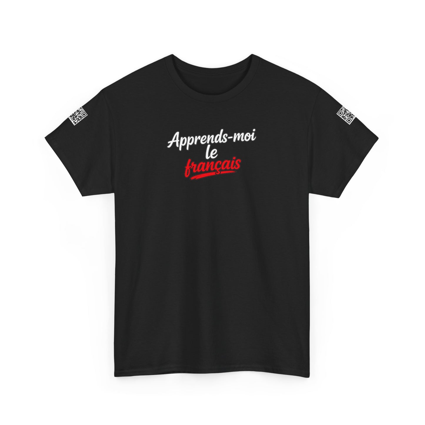 Apprends-moi ta langue™ | T-shirt conversationnel avec code QR de Nex Lang™
