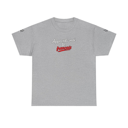 Apprends-moi ta langue™ | T-shirt conversationnel avec code QR de Nex Lang™